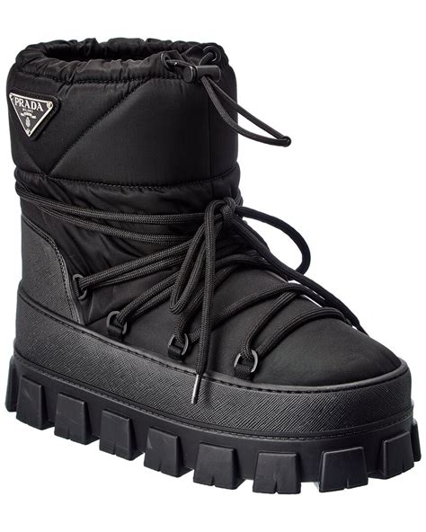 prada boots fur|prada nylon boots.